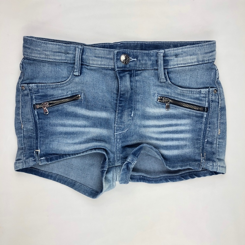 H&M Girls Jean Shorts Zipper Detail 10-11Y